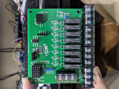 Pool Valve Controller Finished PCB