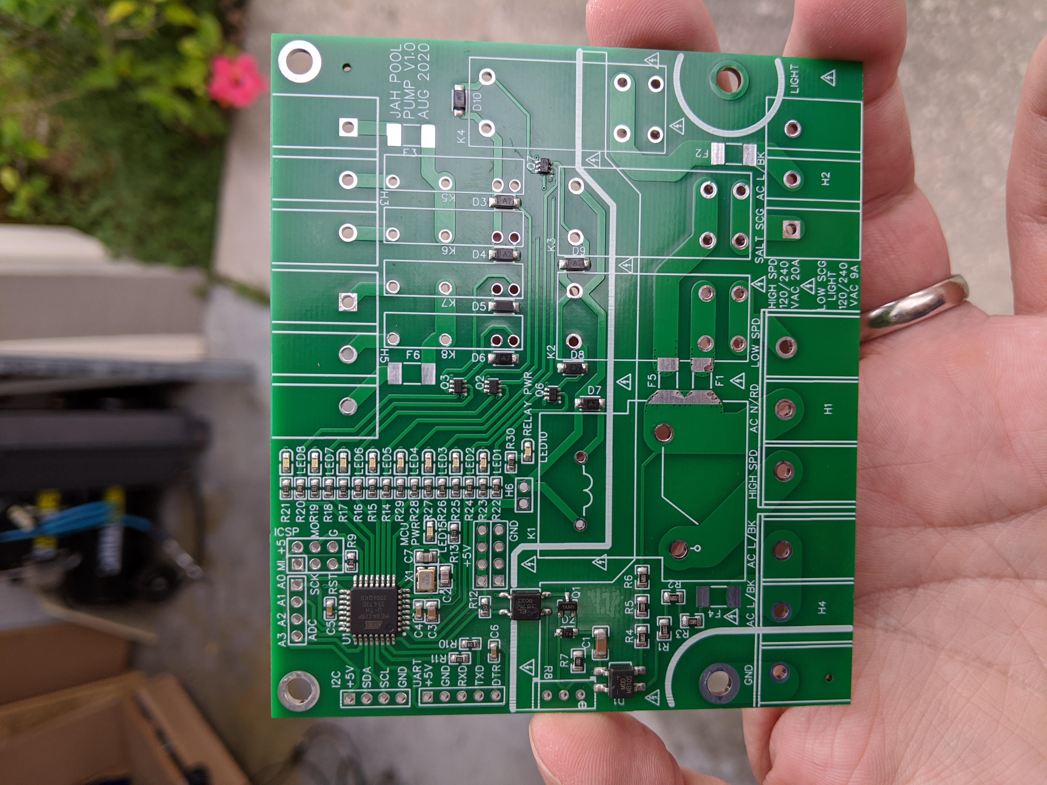 Pool Valve Pump Controller PCB