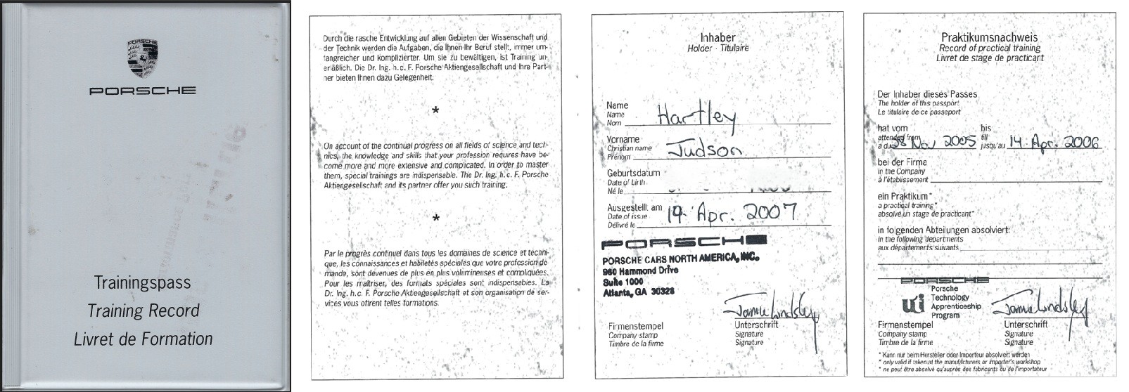 Porsche PTAP Certification