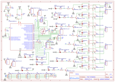 Pool Valve Controller Schematic