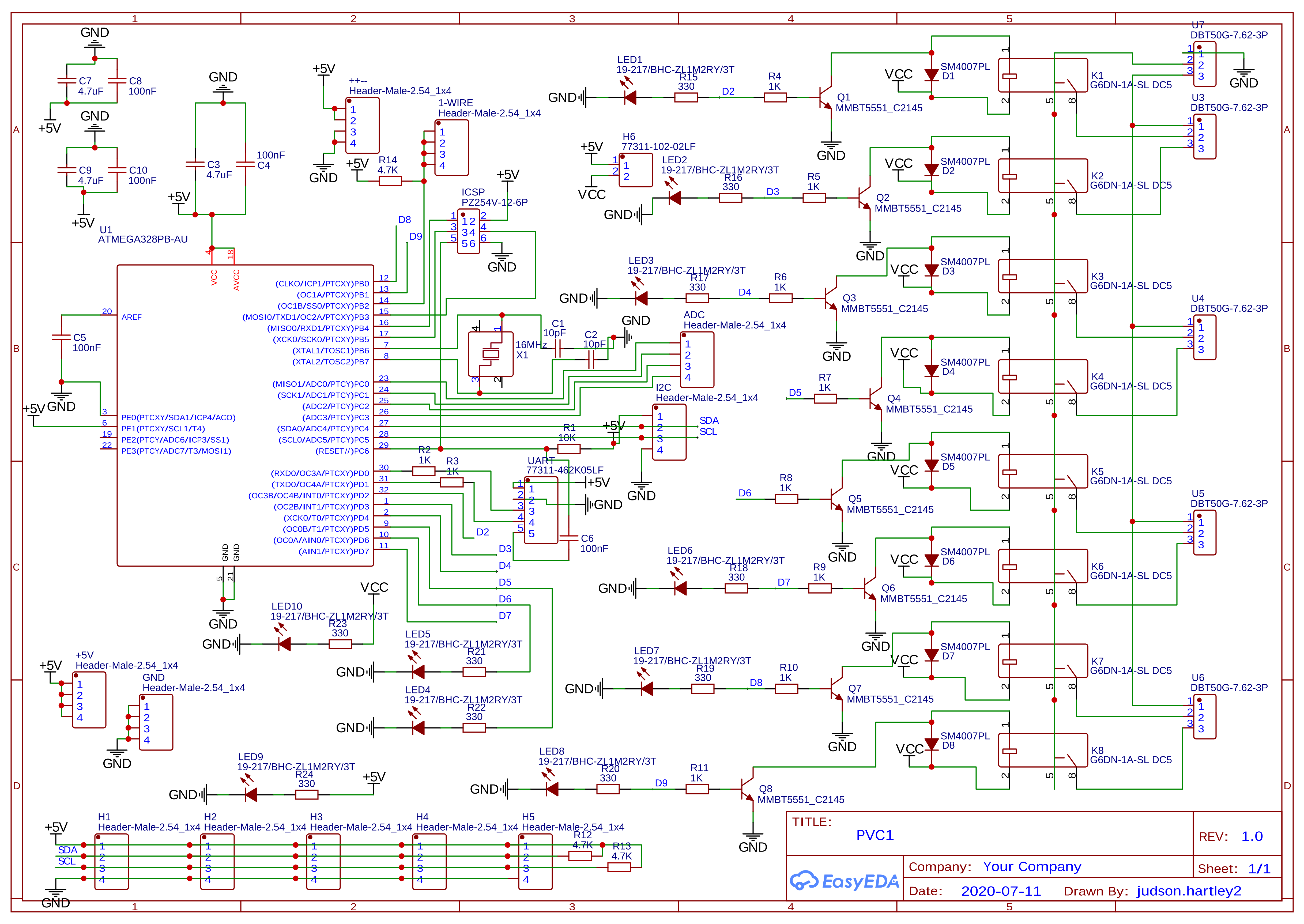 Pool Valve Controller Schematic